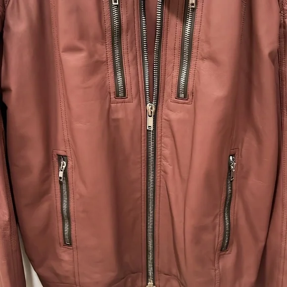 Rick Owens Leather Biker Jacket Size 44 (US) Excellent Condition - Picture 4 of 8